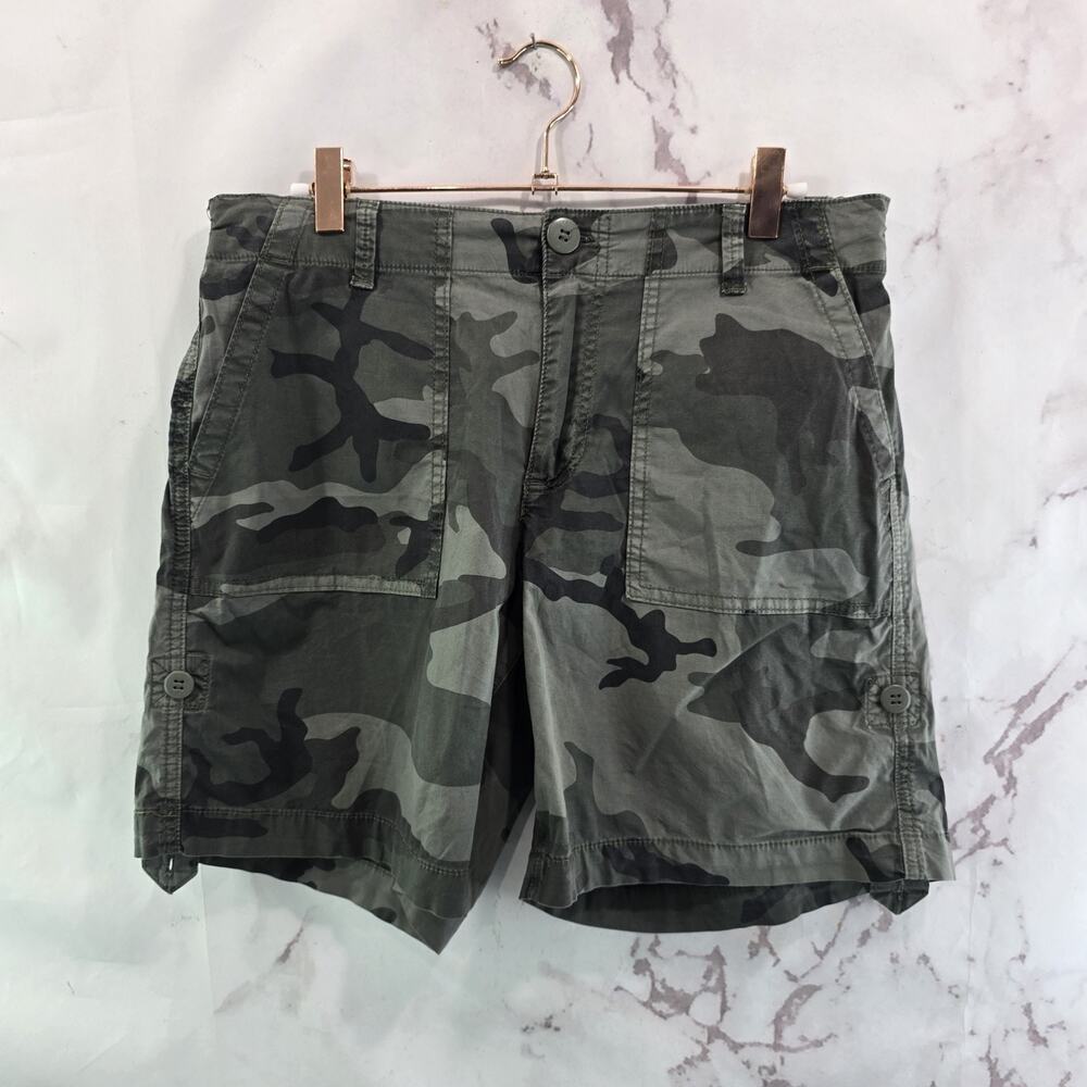 Sanctuary Shorts Womens 27 Camo High Rise Cuffed Sanctuary Military Army